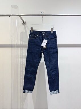Dior Dark Blue Straight-Leg Women's Jeans